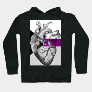 Demisexual Pride Anatomic Heart Hoodie